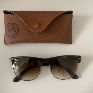 • NWOT aviator tortoise shell ray-ban sunglasses •